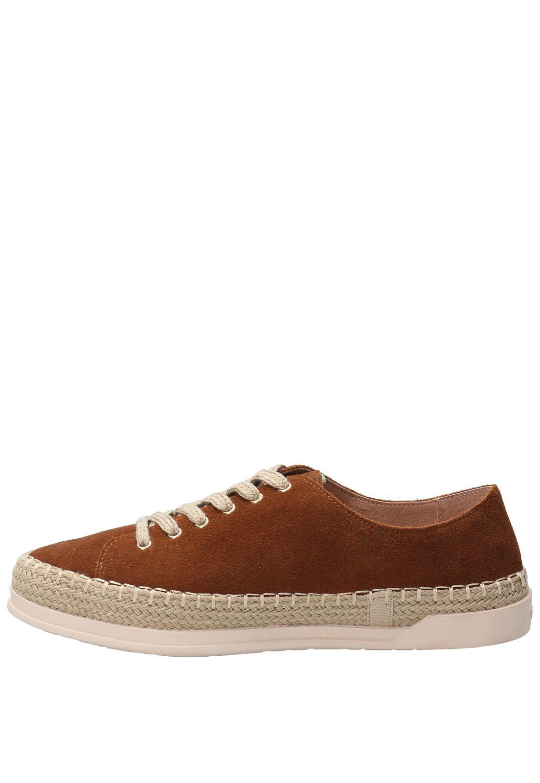 Zapatilla Cuero Mujer Lotus Café-5