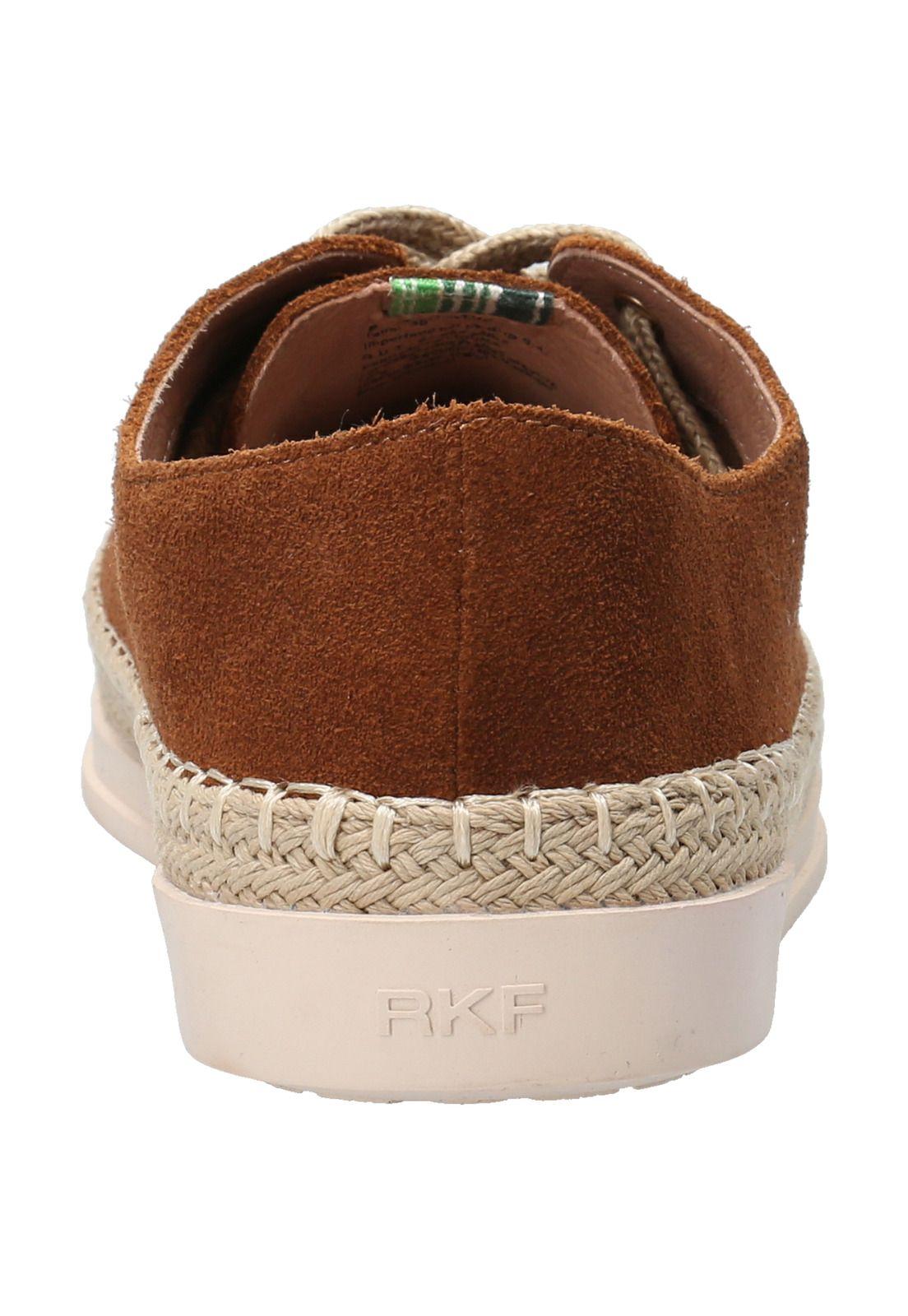 Zapatilla Cuero Mujer Lotus Café-6