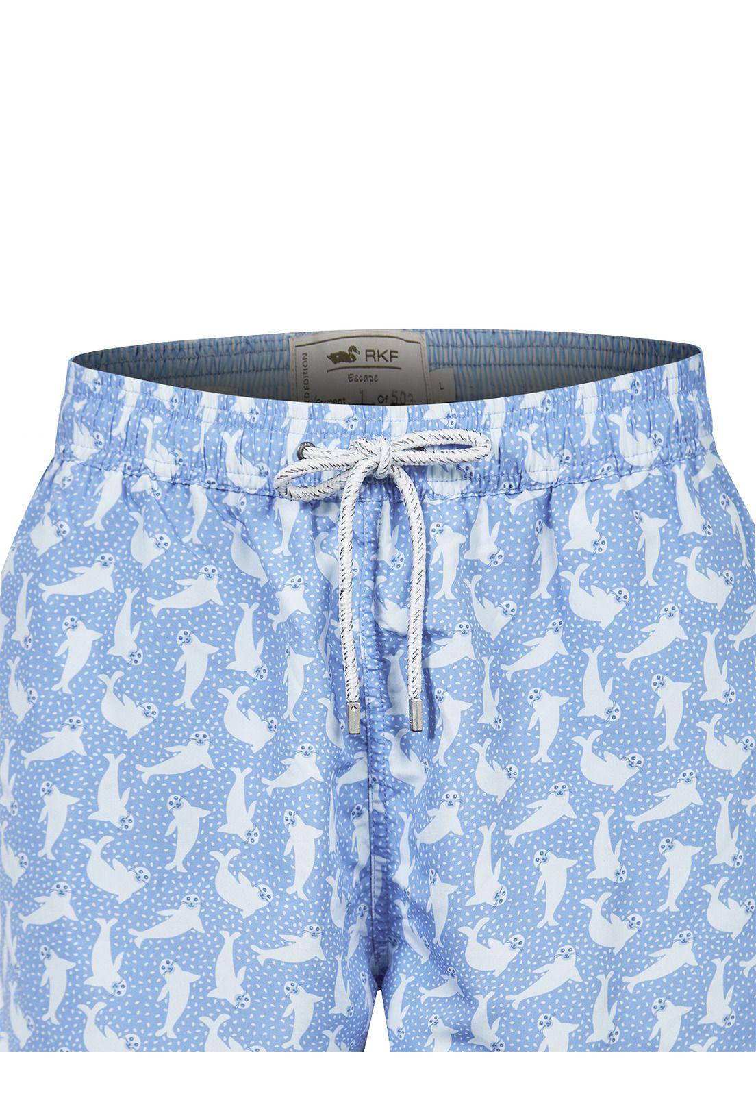 traje de baño Azul Izam Hombre -3