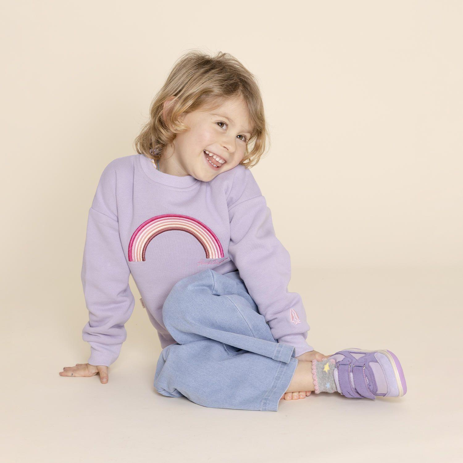 Zapatilla Cuero Lazo (26-29) Morado Niña-1