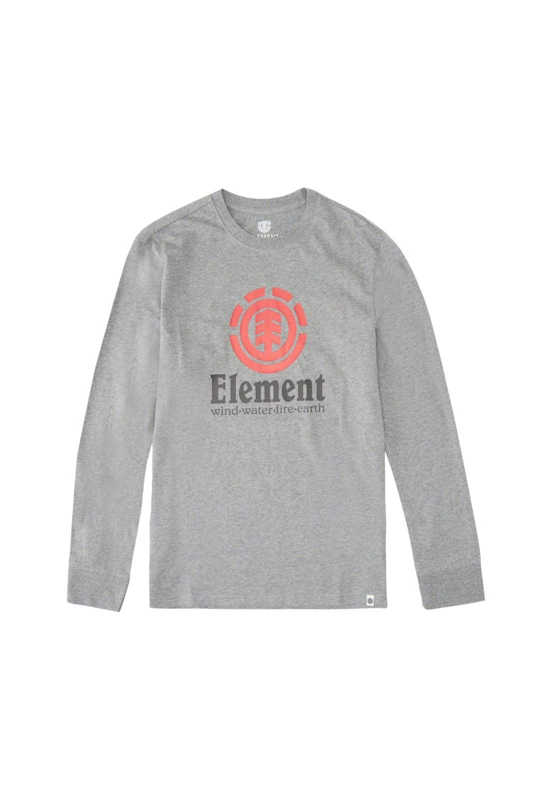 Polera M/L Hombre Vertical Gris-0