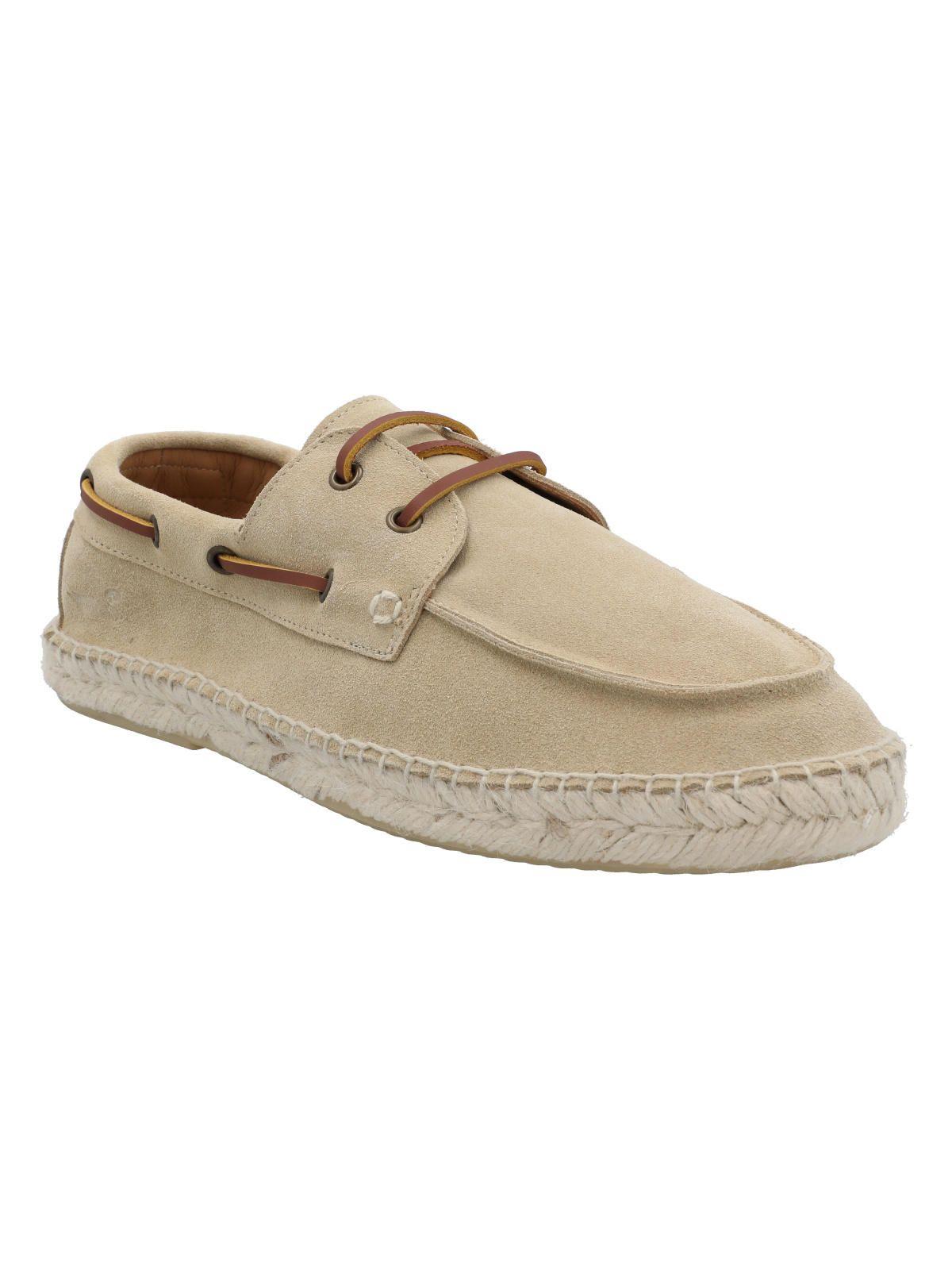 Alpargata Cuero Hombre Cona Beige-1