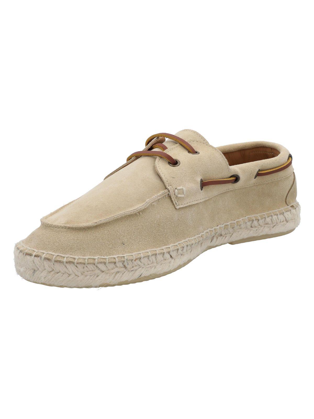 Alpargata Cuero Hombre Cona Beige-4