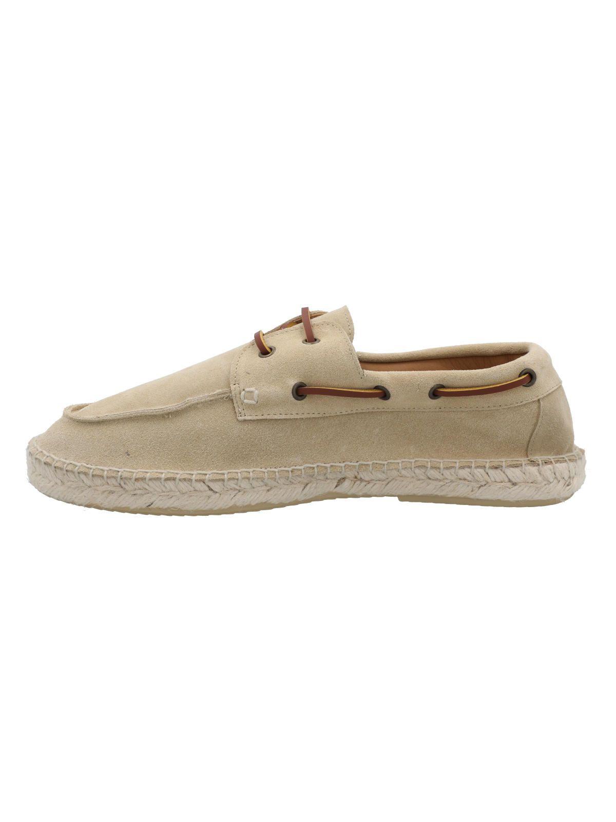Alpargata Cuero Hombre Cona Beige-5