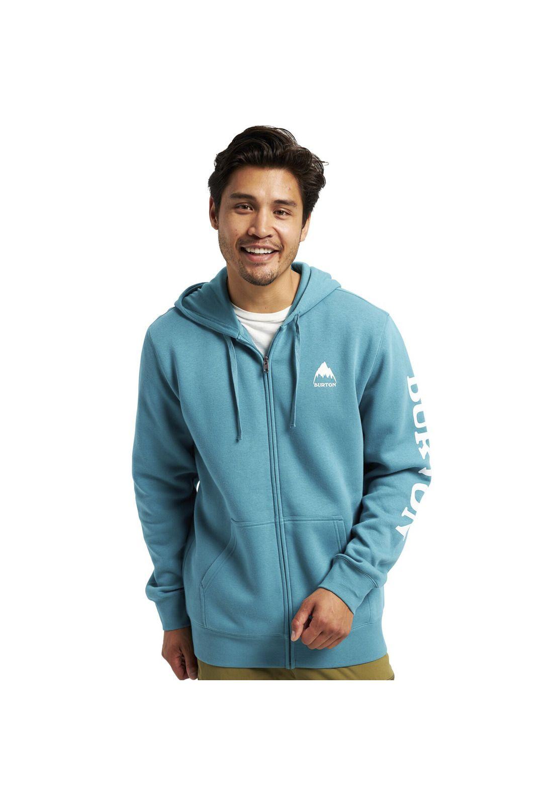 Polerón Unisex Elite Full-Zip Celeste-4