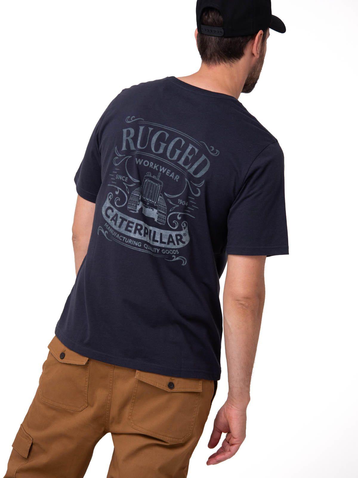 Polera Manga Corta Hombre Heritage Azul-3