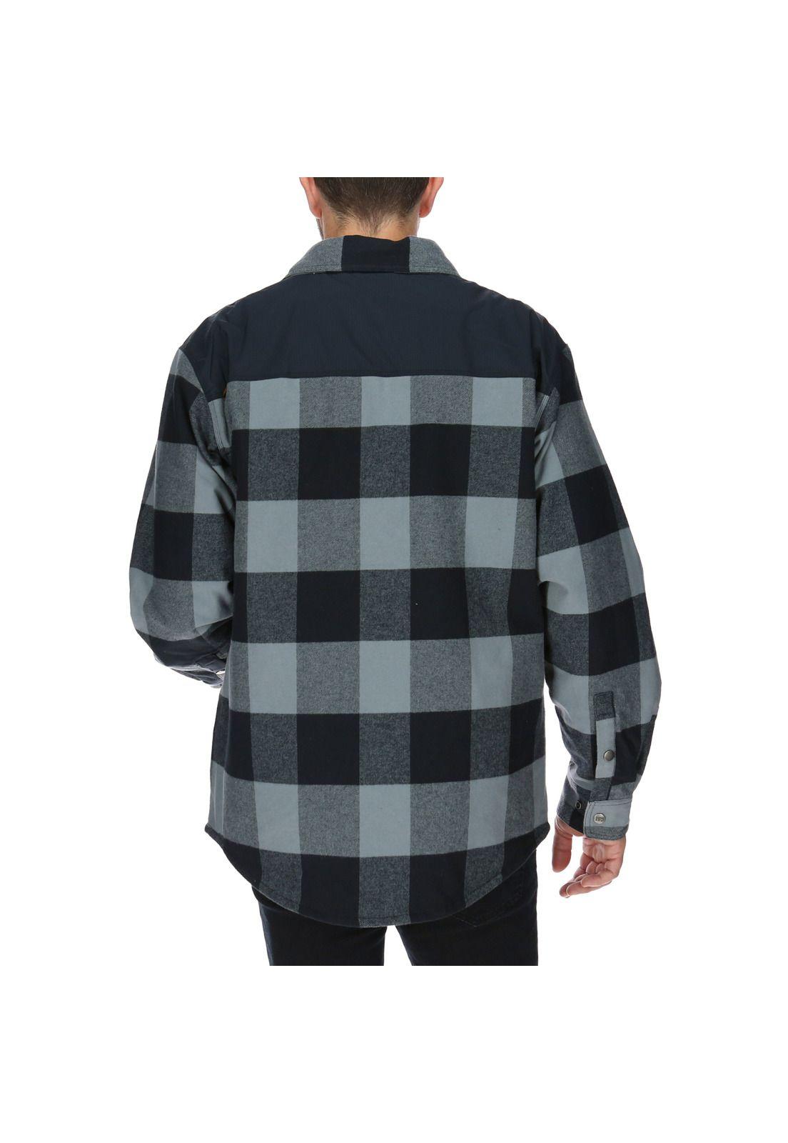 Chaqueta Hombre Block Insulated Shirt Jacket Algodón Multicolor-2