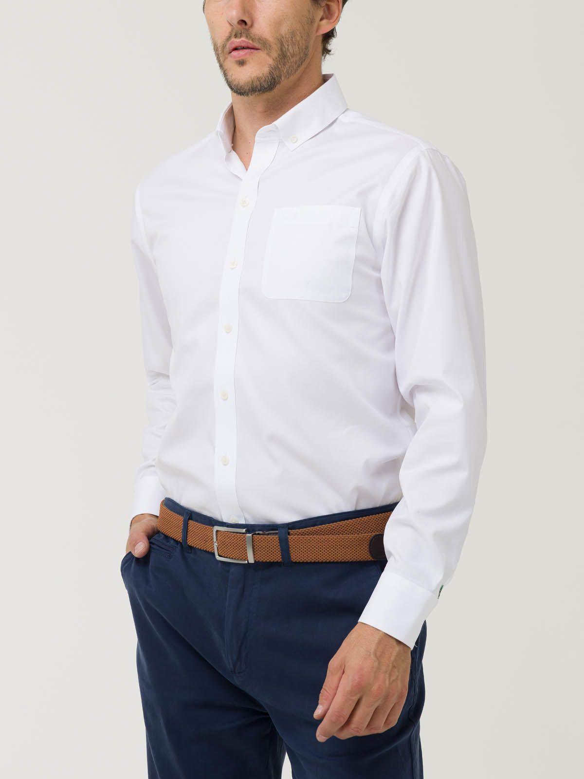 Camisa Algodón Hombre Farifax Blanco-0