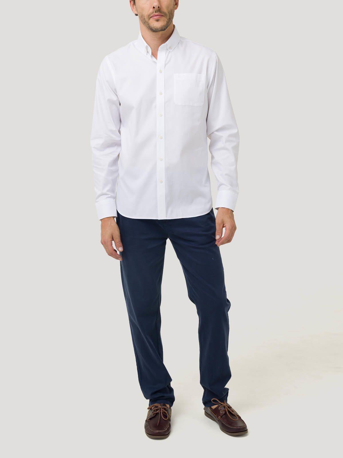 Camisa Algodón Hombre Farifax Blanco-5
