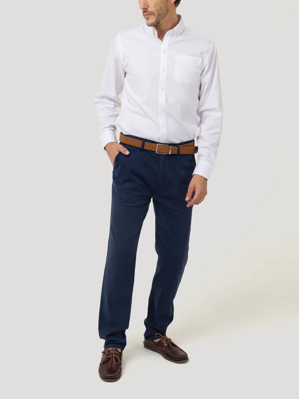 Camisa Algodón Hombre Farifax Blanco-6