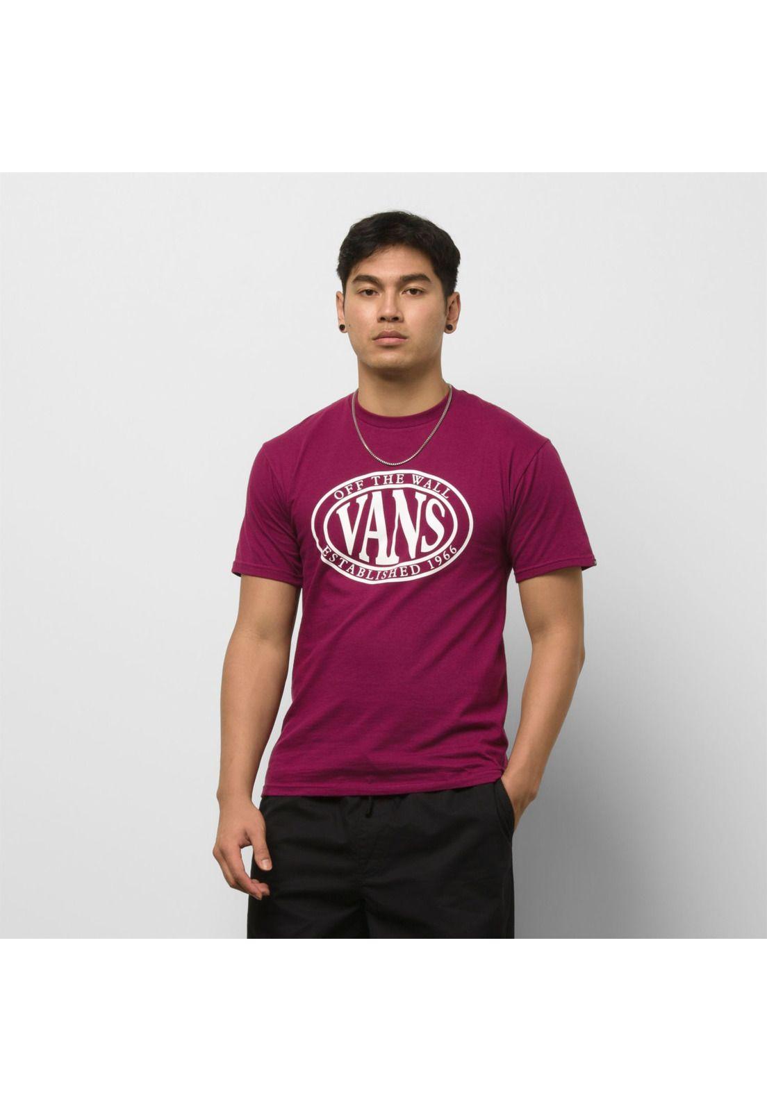 Polera M/C Hombre Oval Type Ss Tee Purple Potion-1