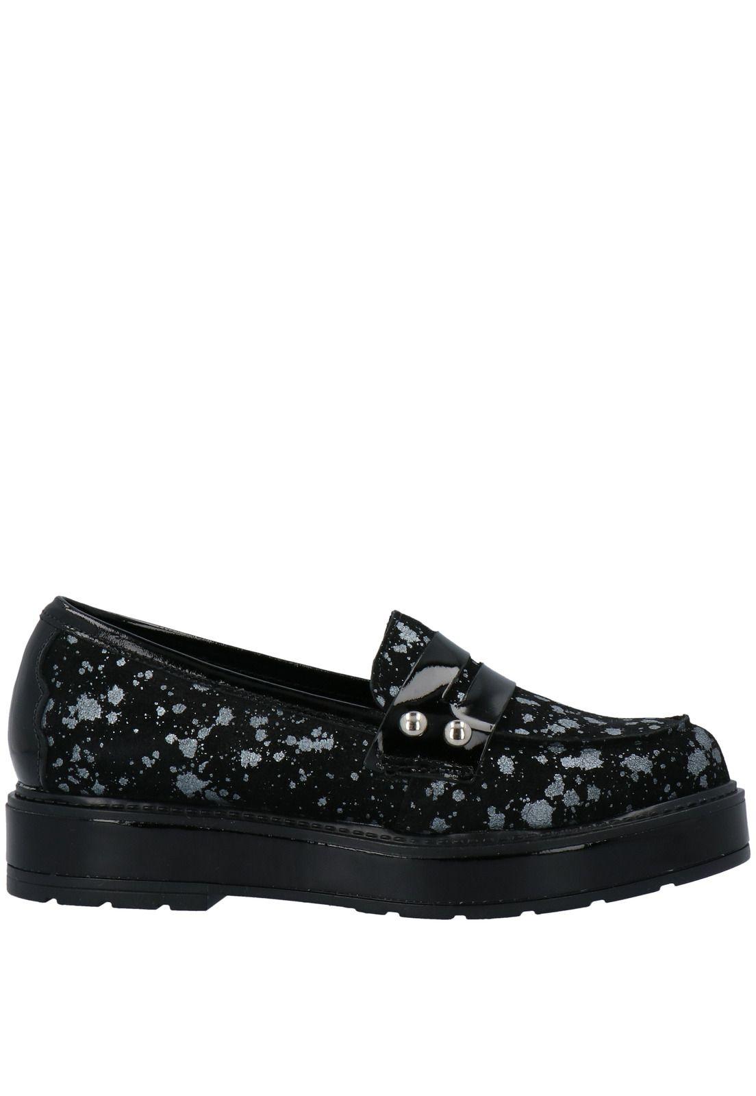 Mocasin Mujer Cuero Maly Negro-1