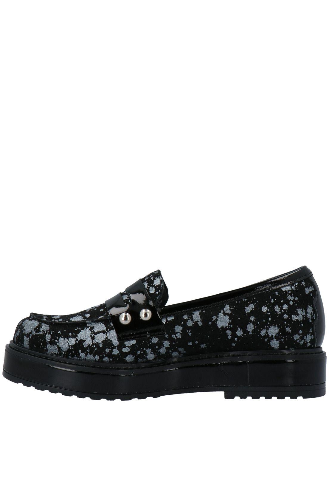 Mocasin Mujer Cuero Maly Negro-4