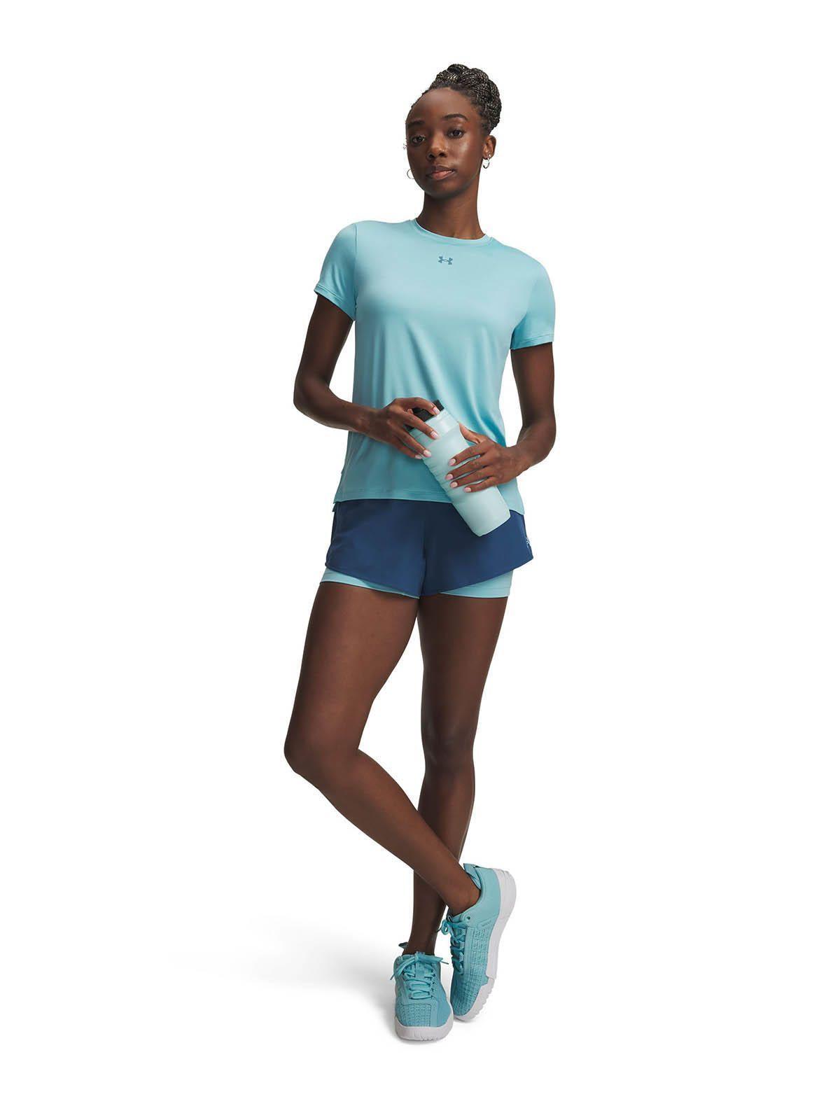 Short UA Vanish Woven 2 En 1 Azul Mujer-3