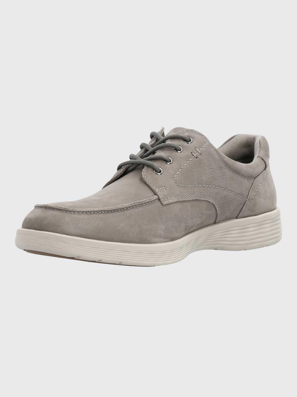 Zapato Cuero Hombre Spinal Broke Gris-4