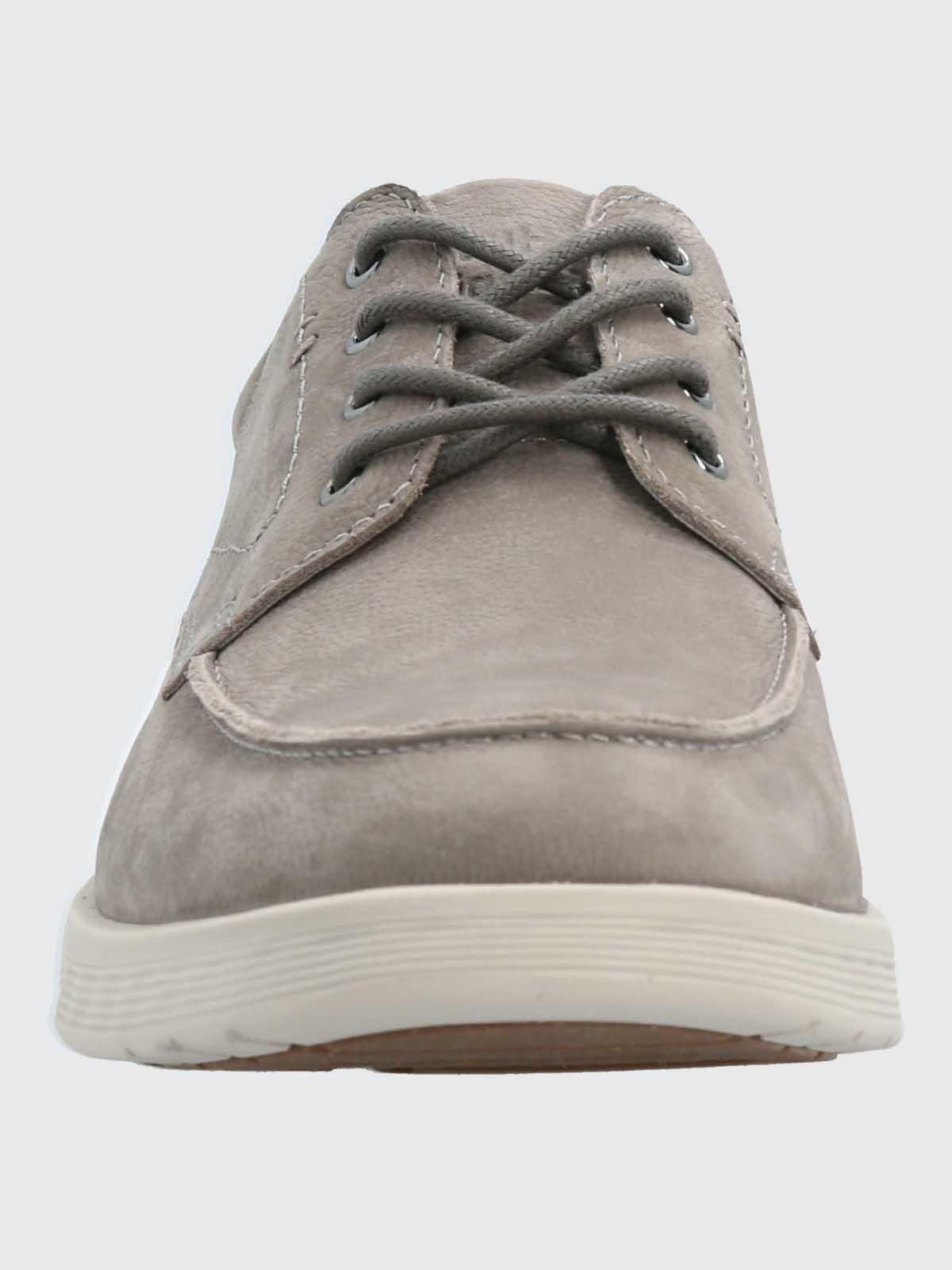 Zapato Cuero Hombre Spinal Broke Gris-3