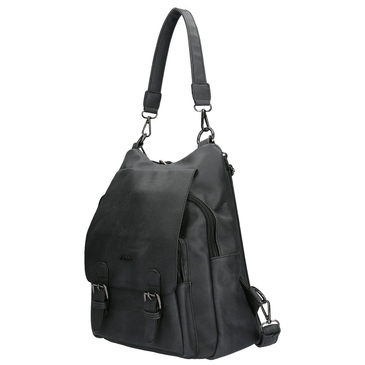 Cartera Mochila Arran negro Mujer-1