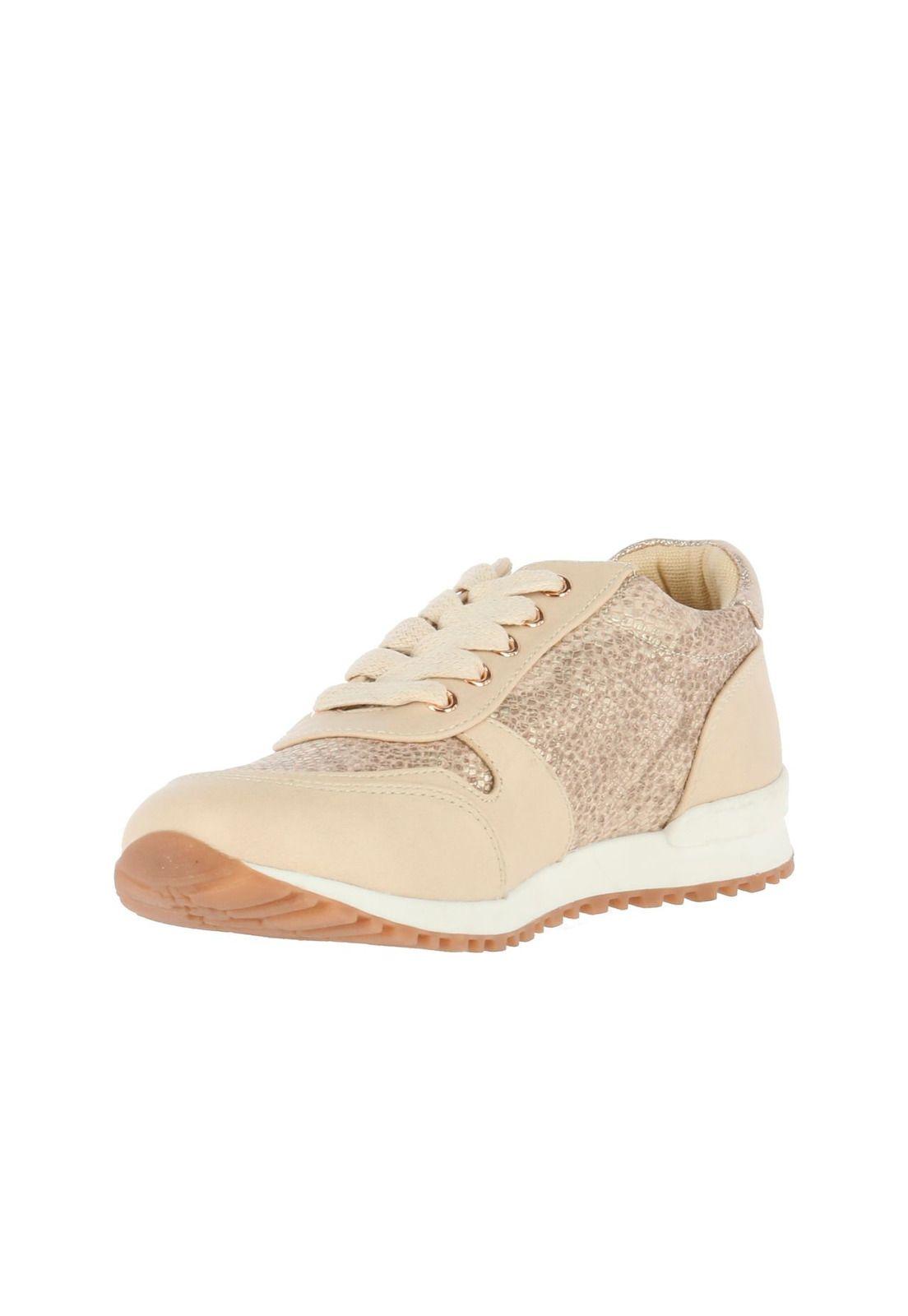 Zapatilla  Americana Ii Beige-1