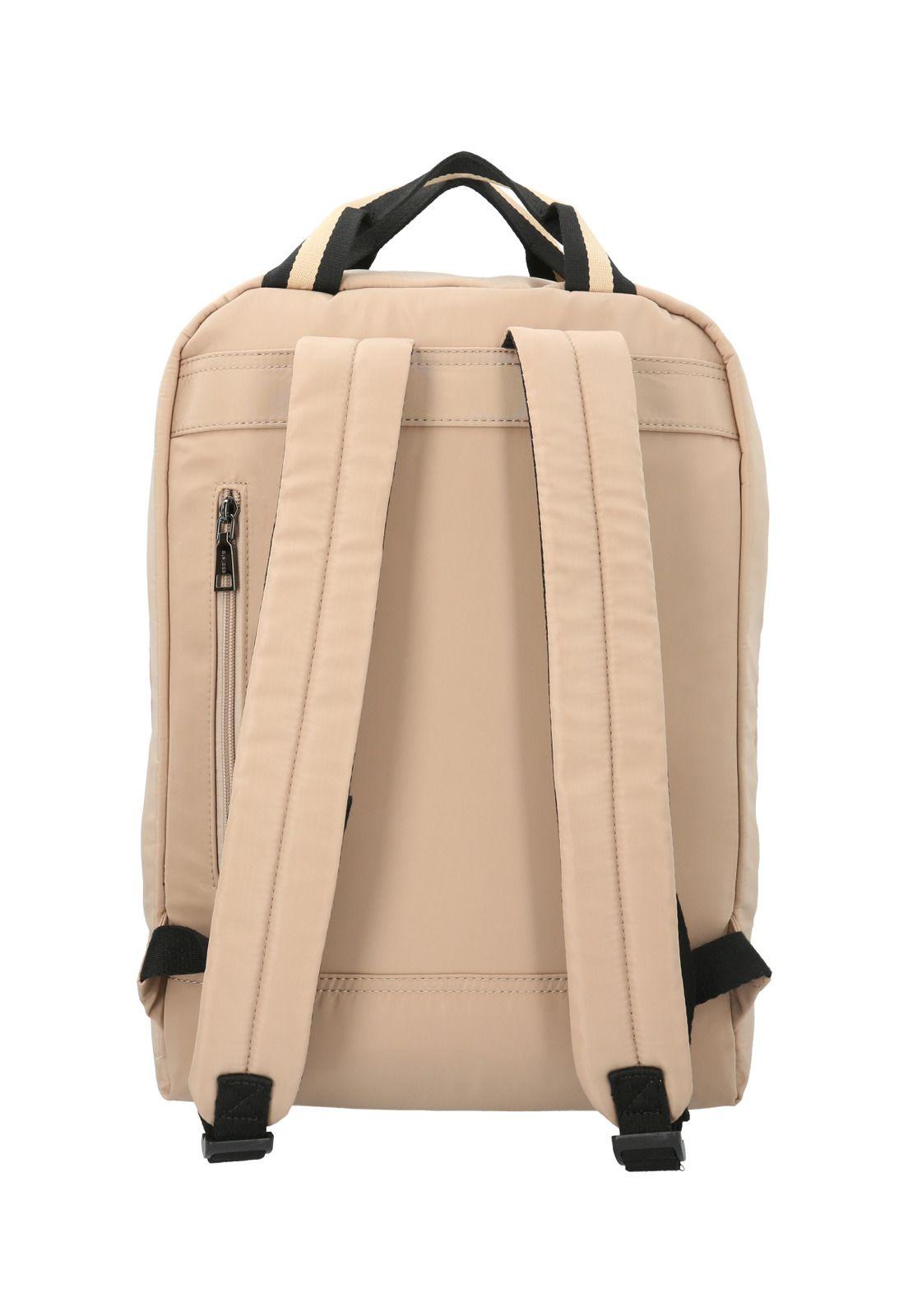 Cartera Beige Kaia Backpack Mujer-2