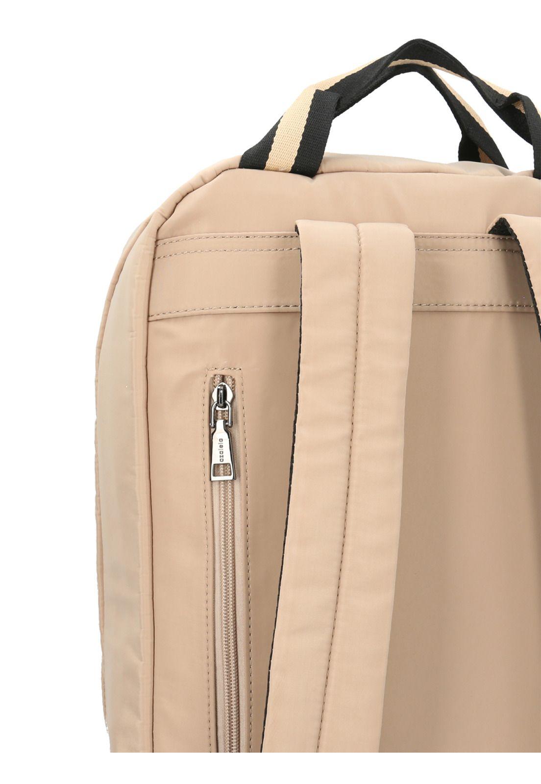 Cartera Beige Kaia Backpack Mujer-3