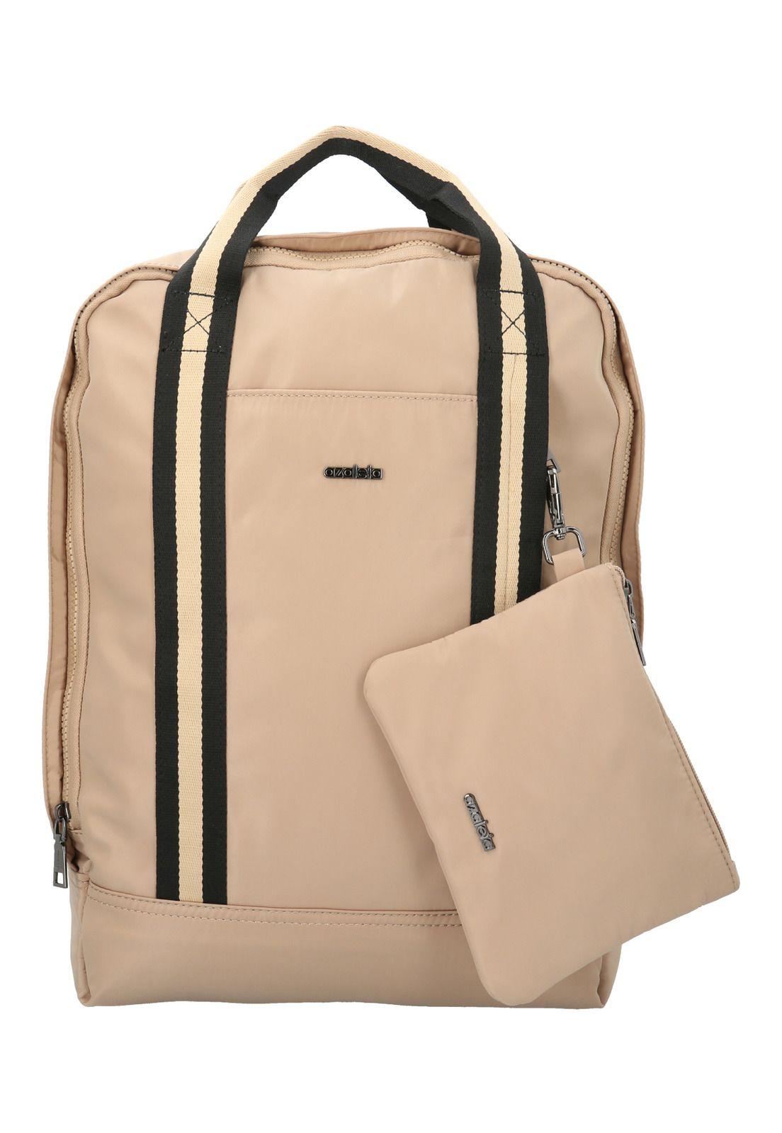 Cartera Beige Kaia Backpack Mujer-4