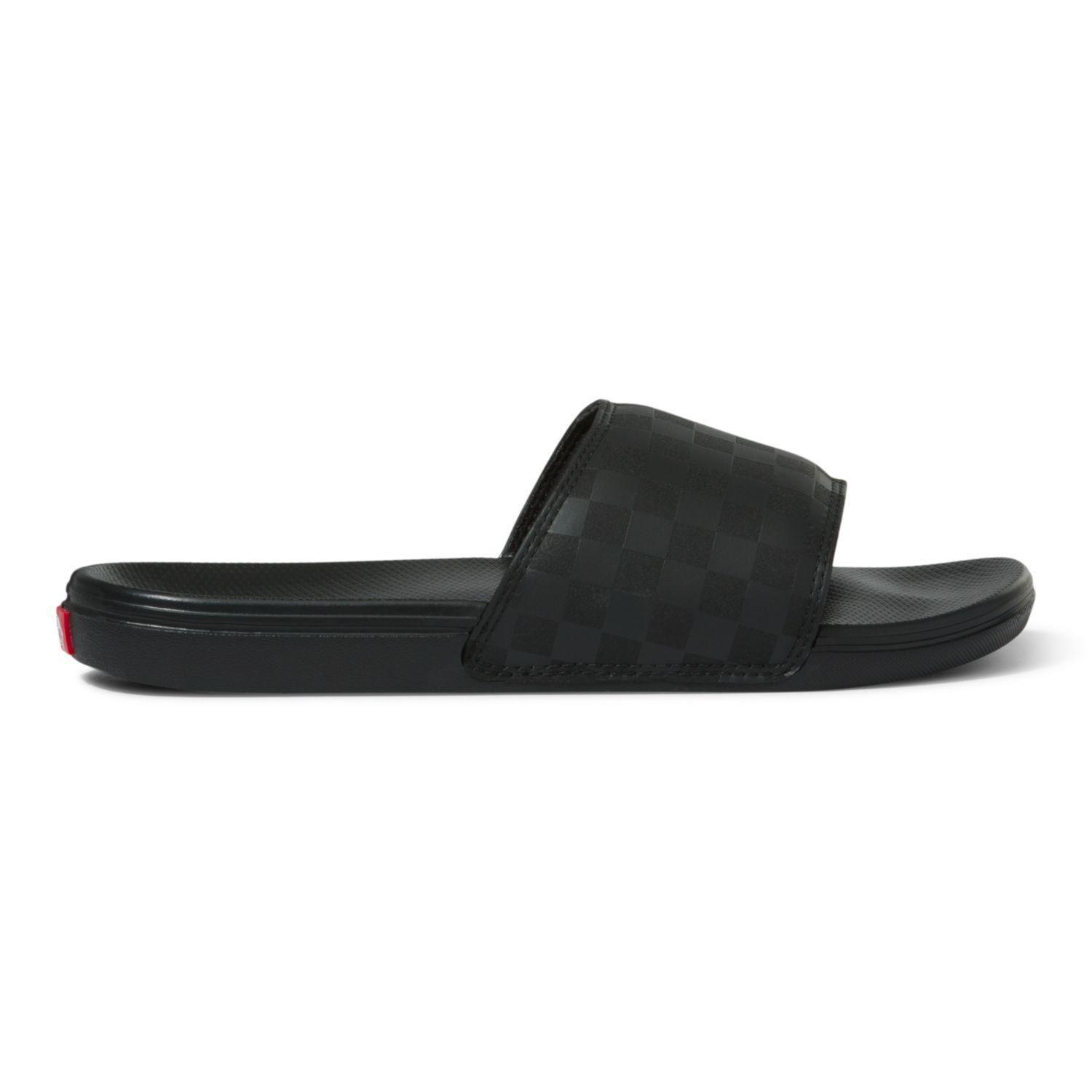 Sandalia Hombre La Costa Slide-On (Checker) Negro-4