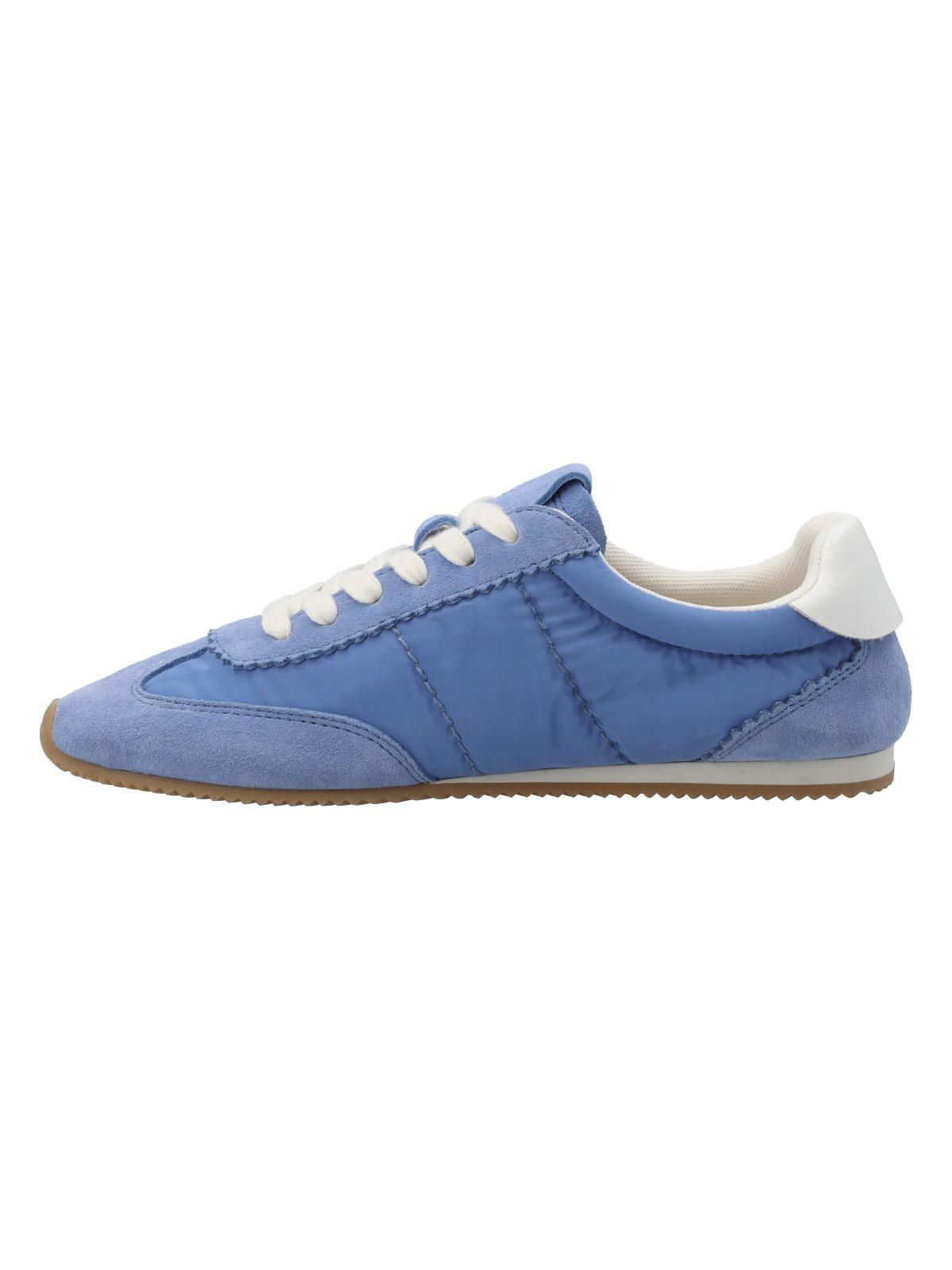 Zapatilla Cuero Mujer Hutt Azul-5