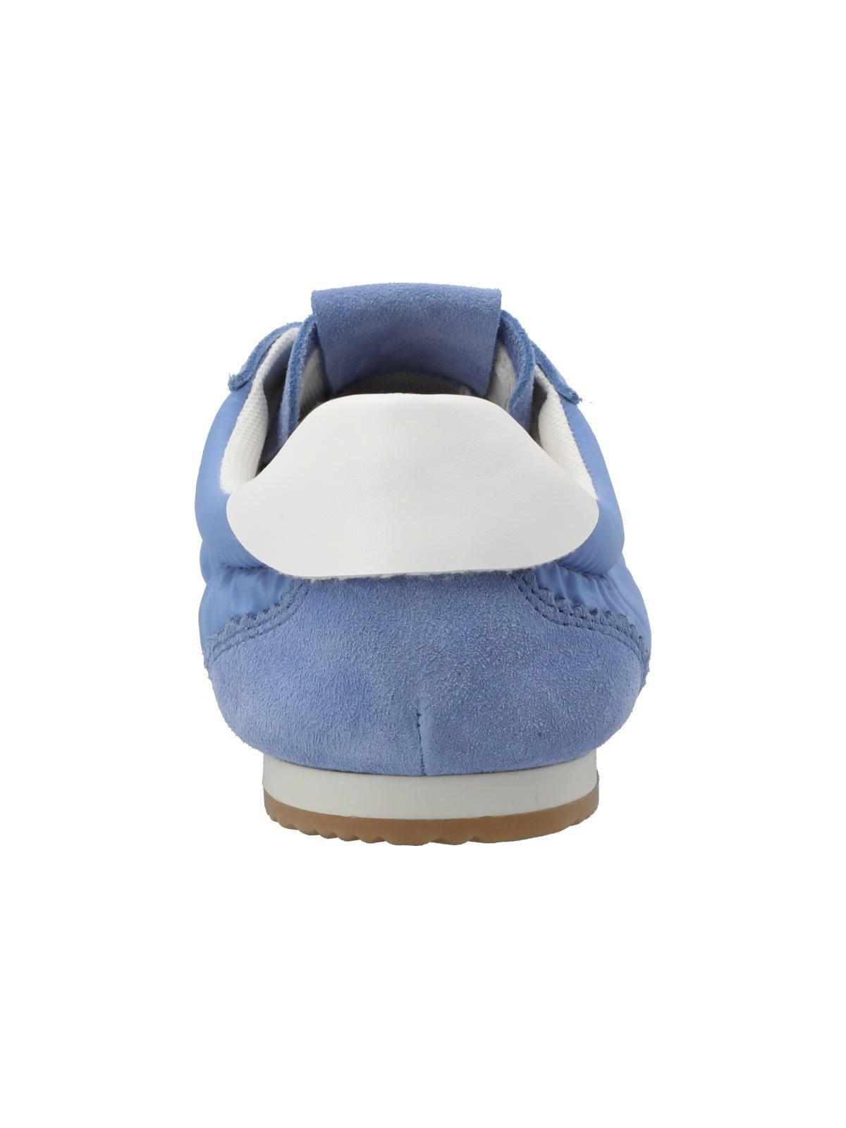 Zapatilla Cuero Mujer Hutt Azul-6