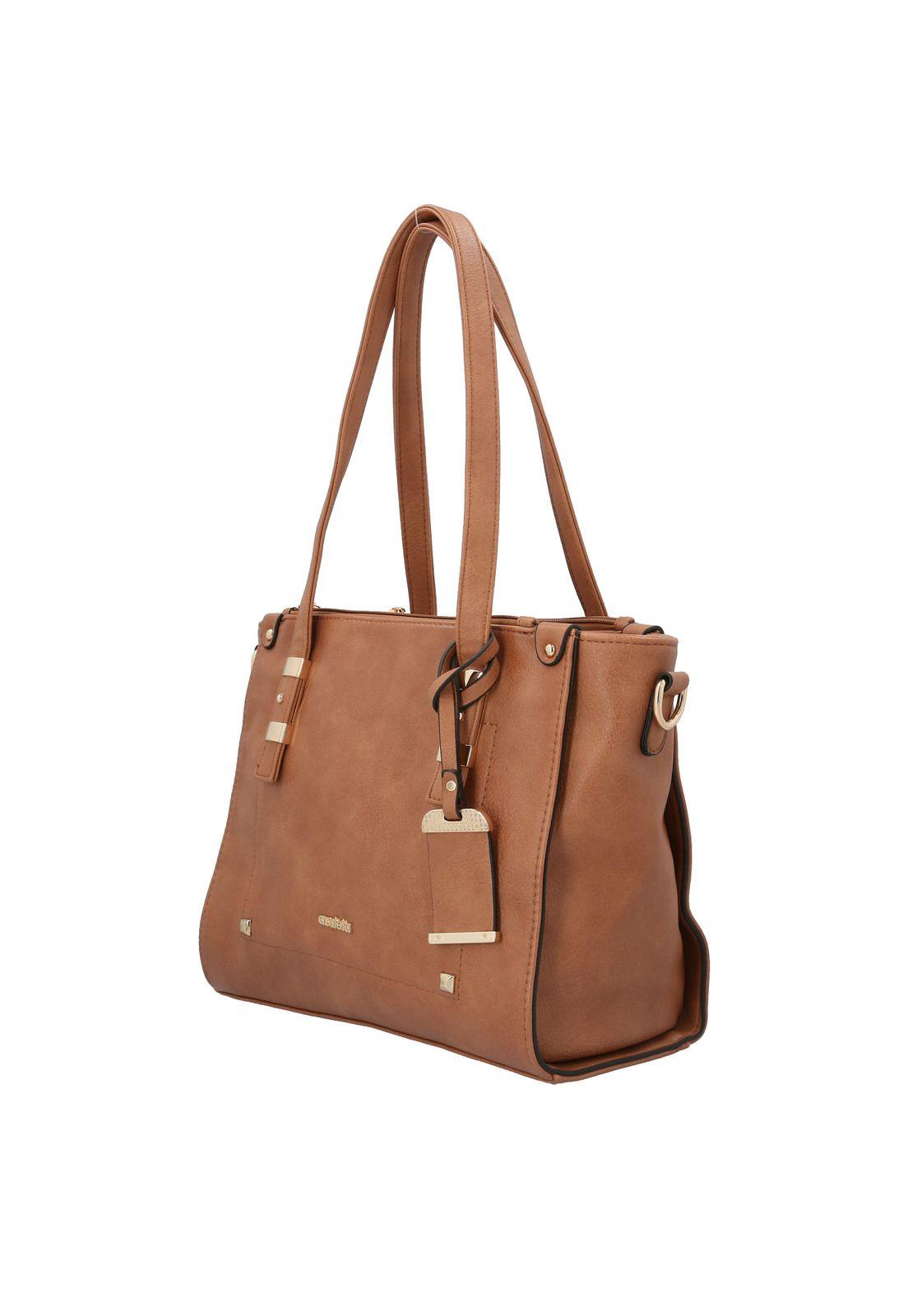 Cartera Mujer Marc Tote Camel-1
