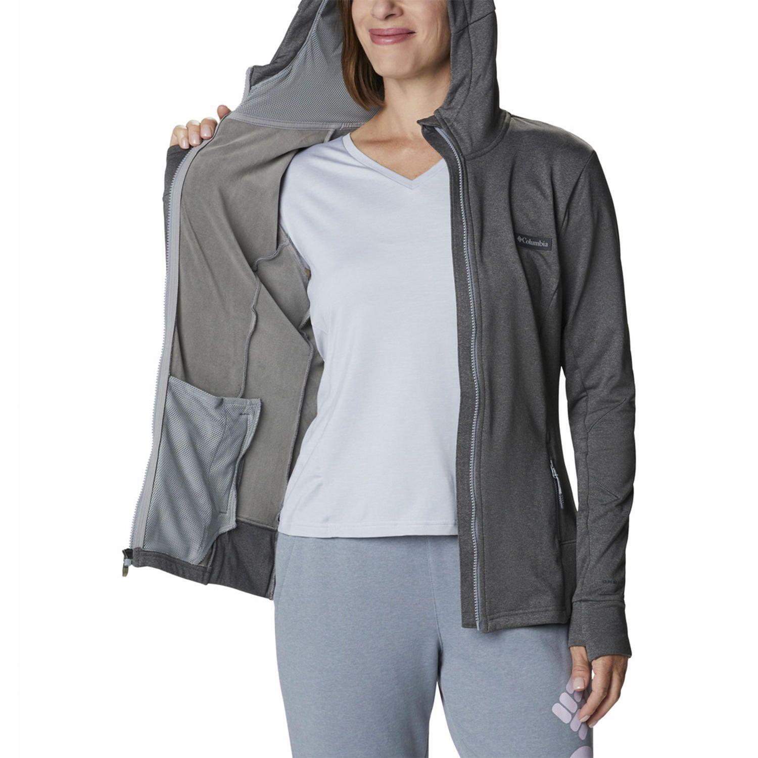 Polerón Mujer Windgates Tech Fleec Gris-4