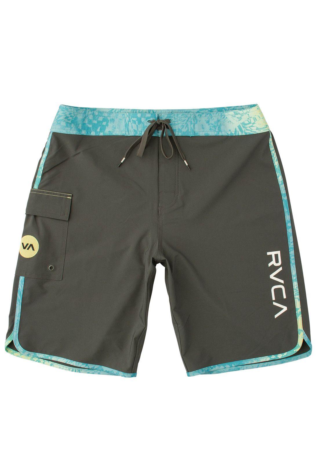 Traje De Baño Polyester Elastane Hombre Eastern Trunk Azul Rvca-0