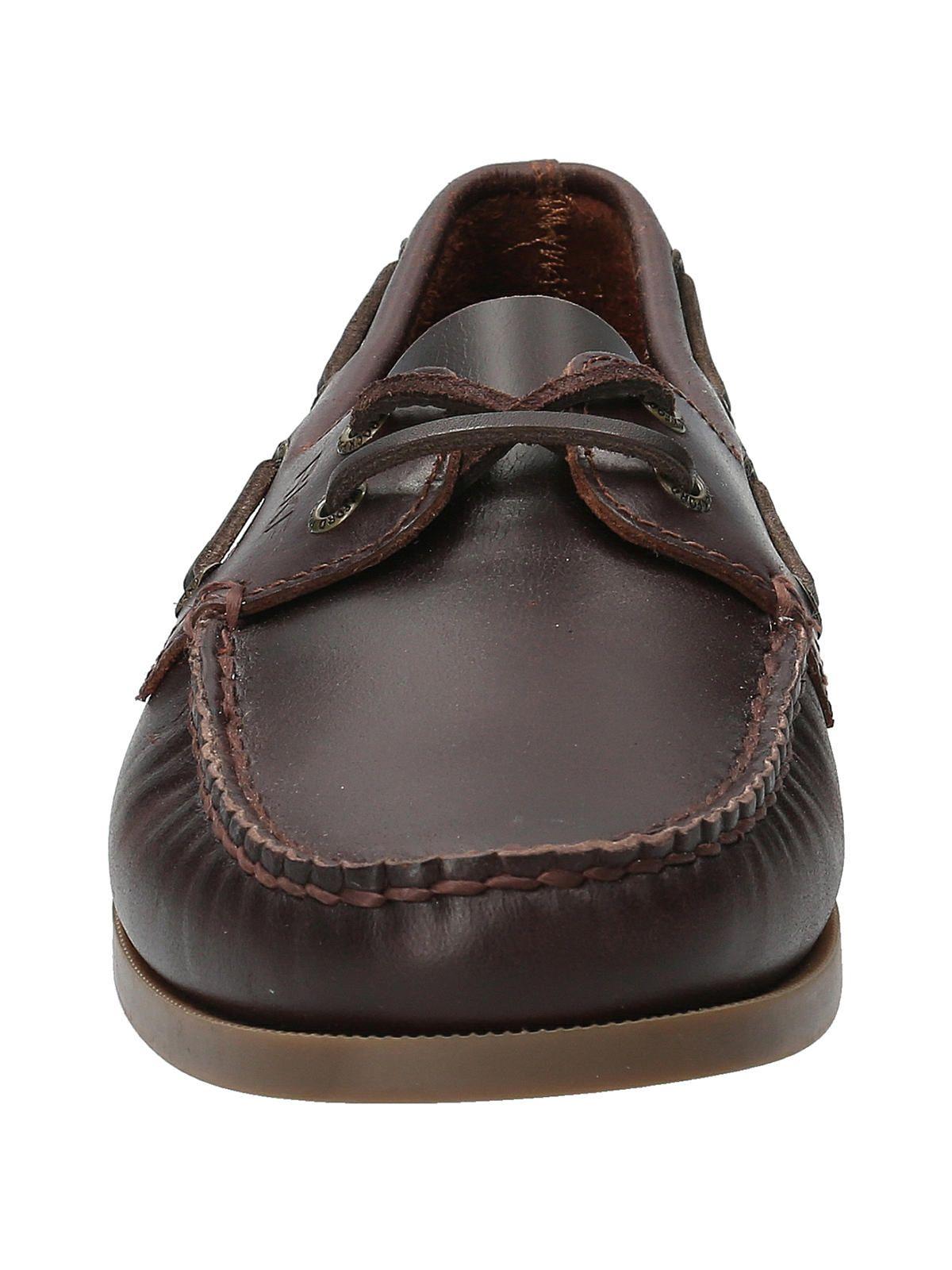 Mocasín Cuero Hombre Boat Café Oscuro-3