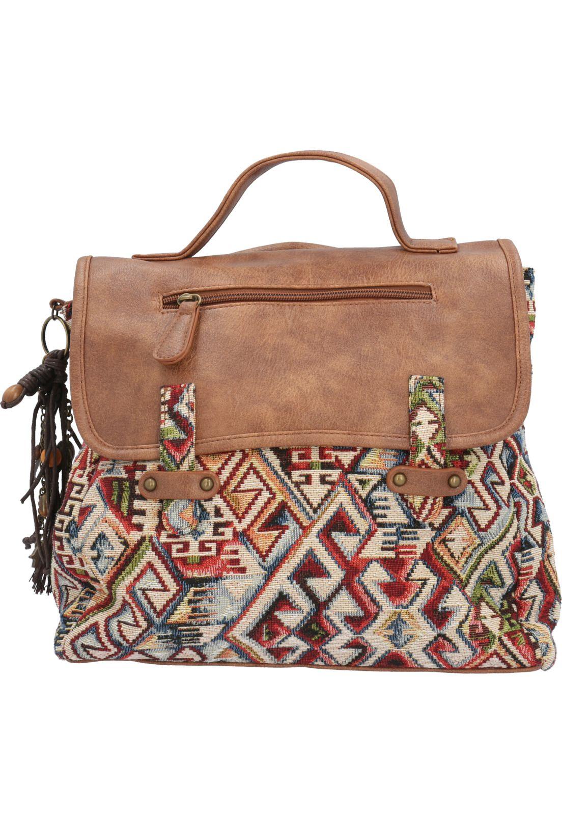 Cartera Convertible Mujer Albany Back Café-0