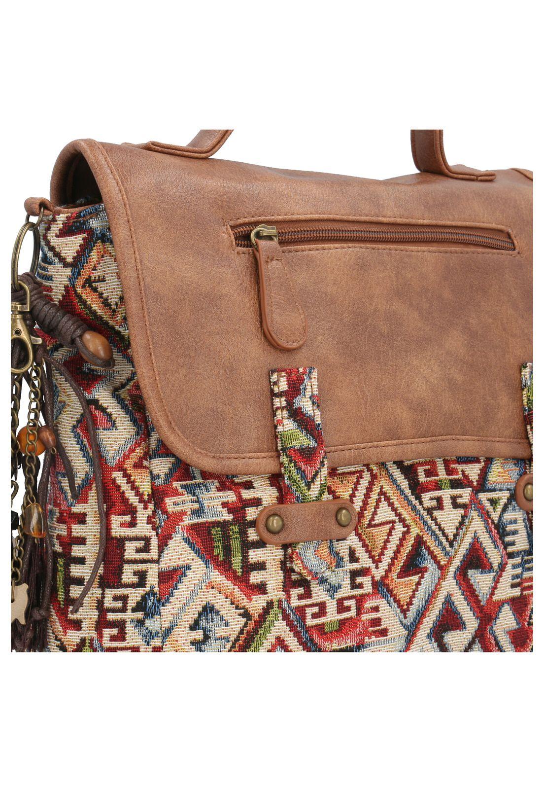 Cartera Convertible Mujer Albany Back Café-2