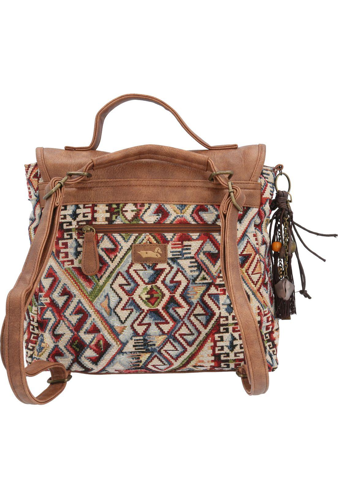 Cartera Convertible Mujer Albany Back Café-3