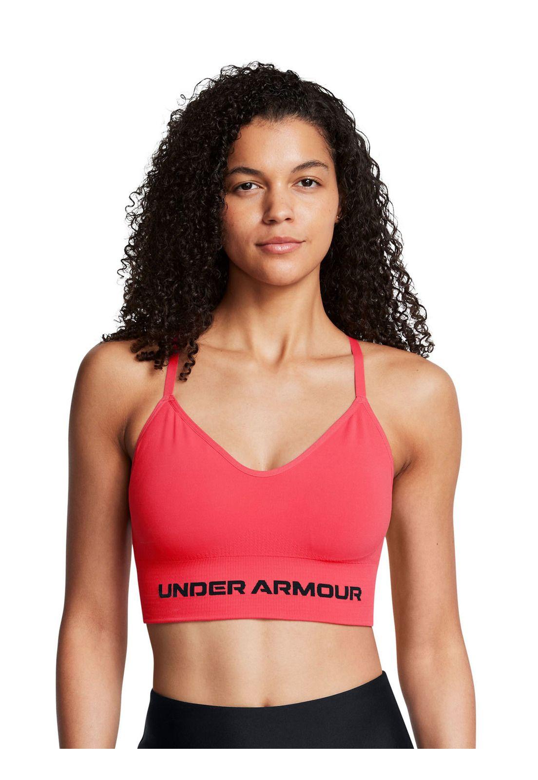Sostén low seamless Vanish mujer Rojo-3