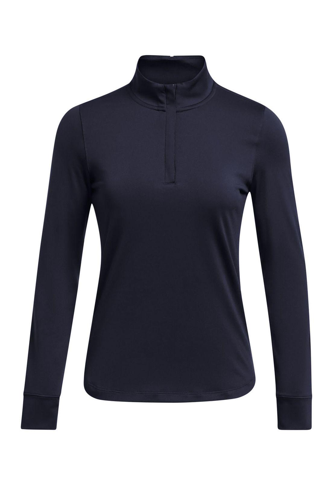 Polerón UA Playoff ¼ zip para mujer Marino-0
