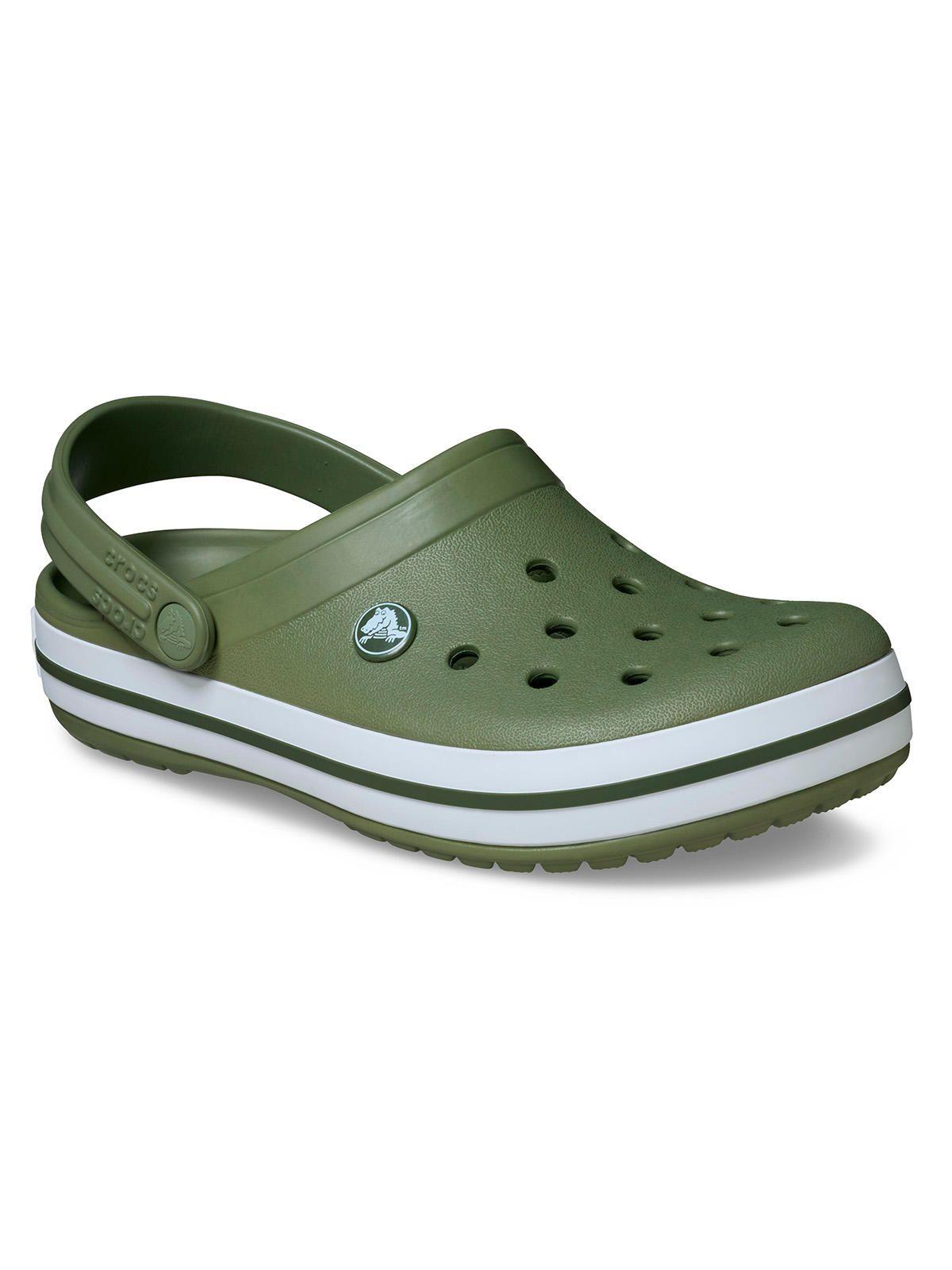 Zueco Hombre Crocband Verde-1