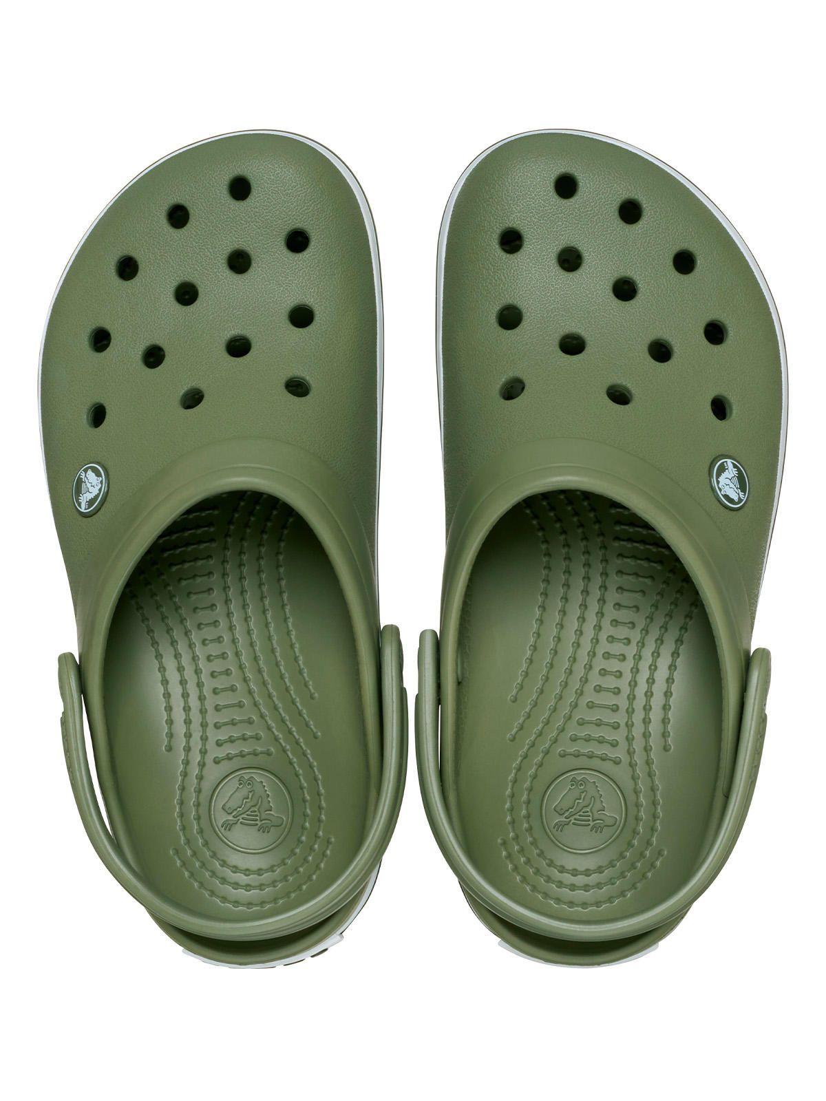 Zueco Hombre Crocband Verde-3