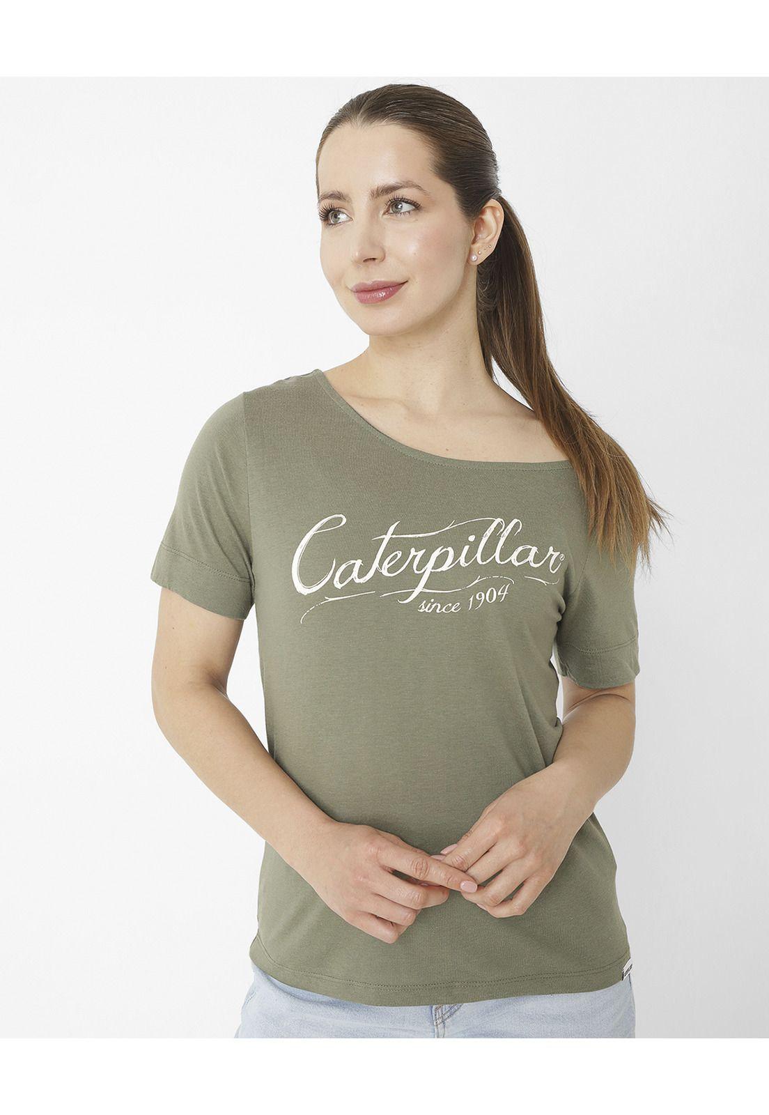 Polera M/C W Off The Shoulder T Verde Oscuro Mujer-3