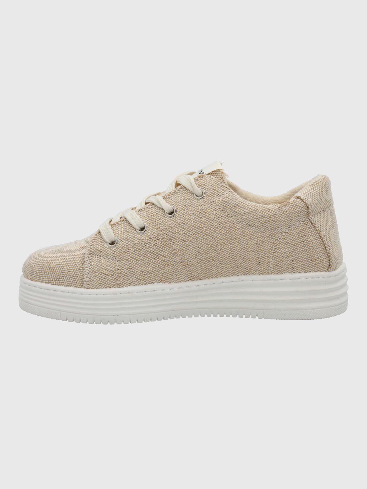 Zapatilla Ollie Mujer Beige-4