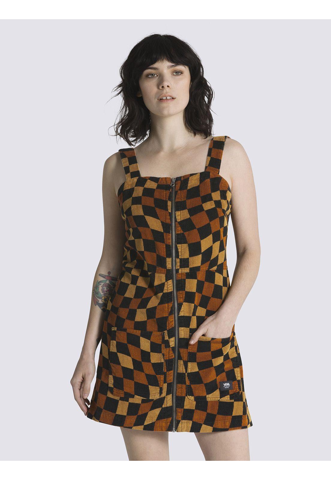 Vestido Mujer Jagger Naranjo-3