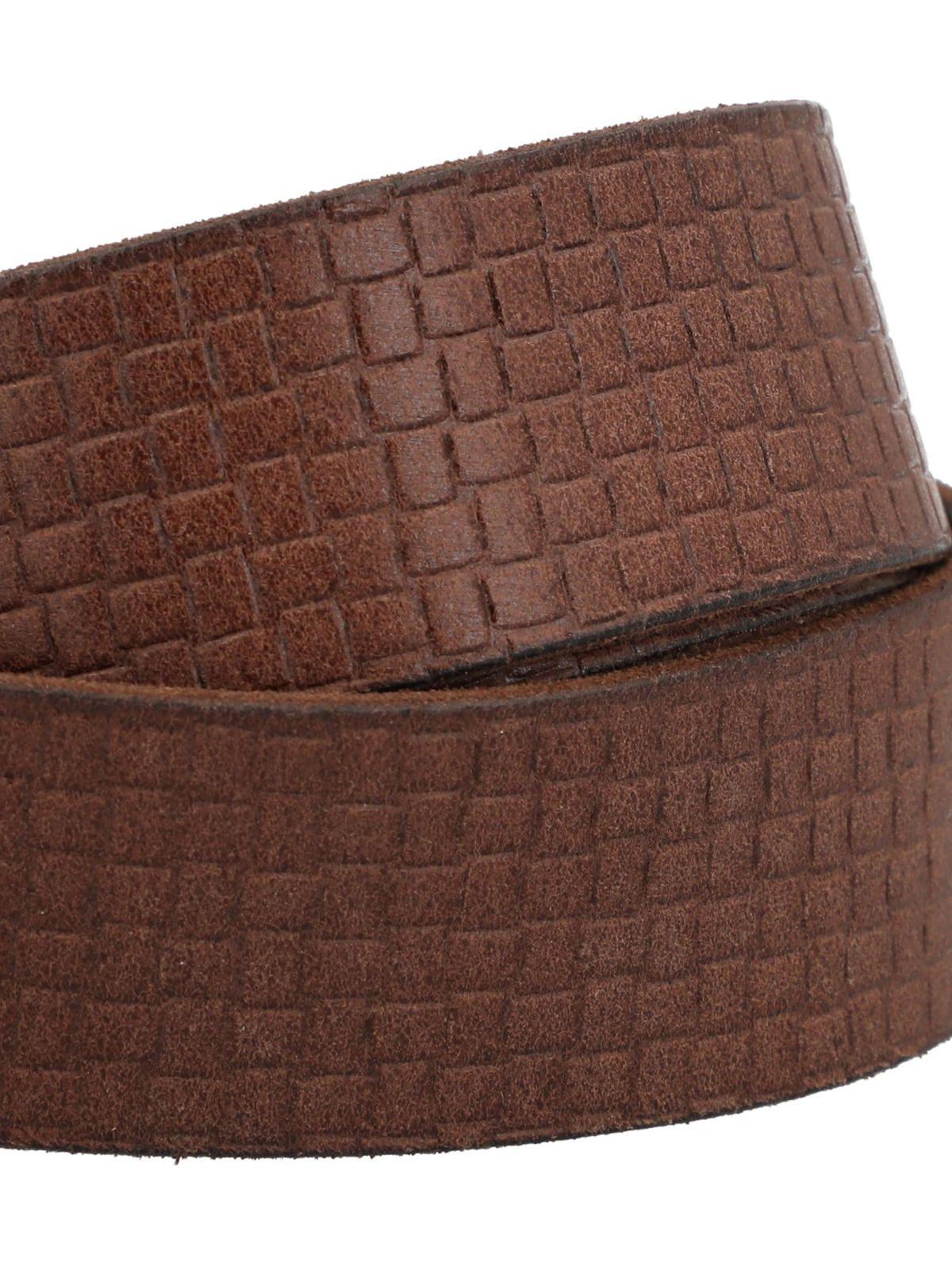 Cinturón Cuero Mujer Rf Fiori Café-2