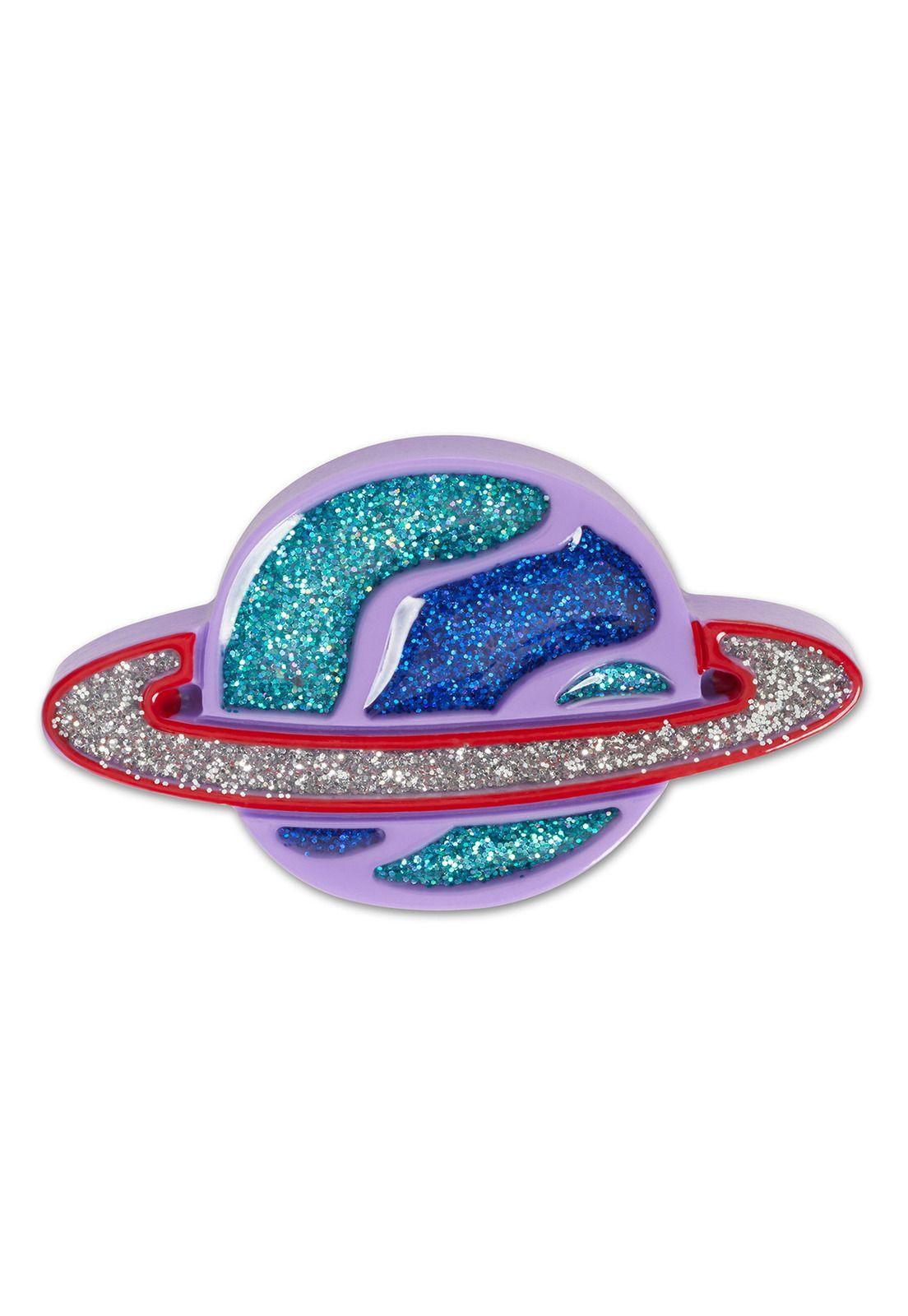 Jibbitz Saturno Glitter Multicolor-0