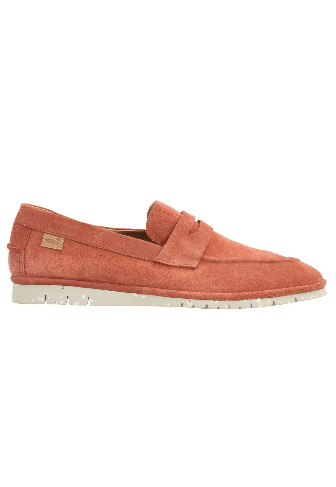 Mocasín Cuero Hombre Ninfo Rojo -0