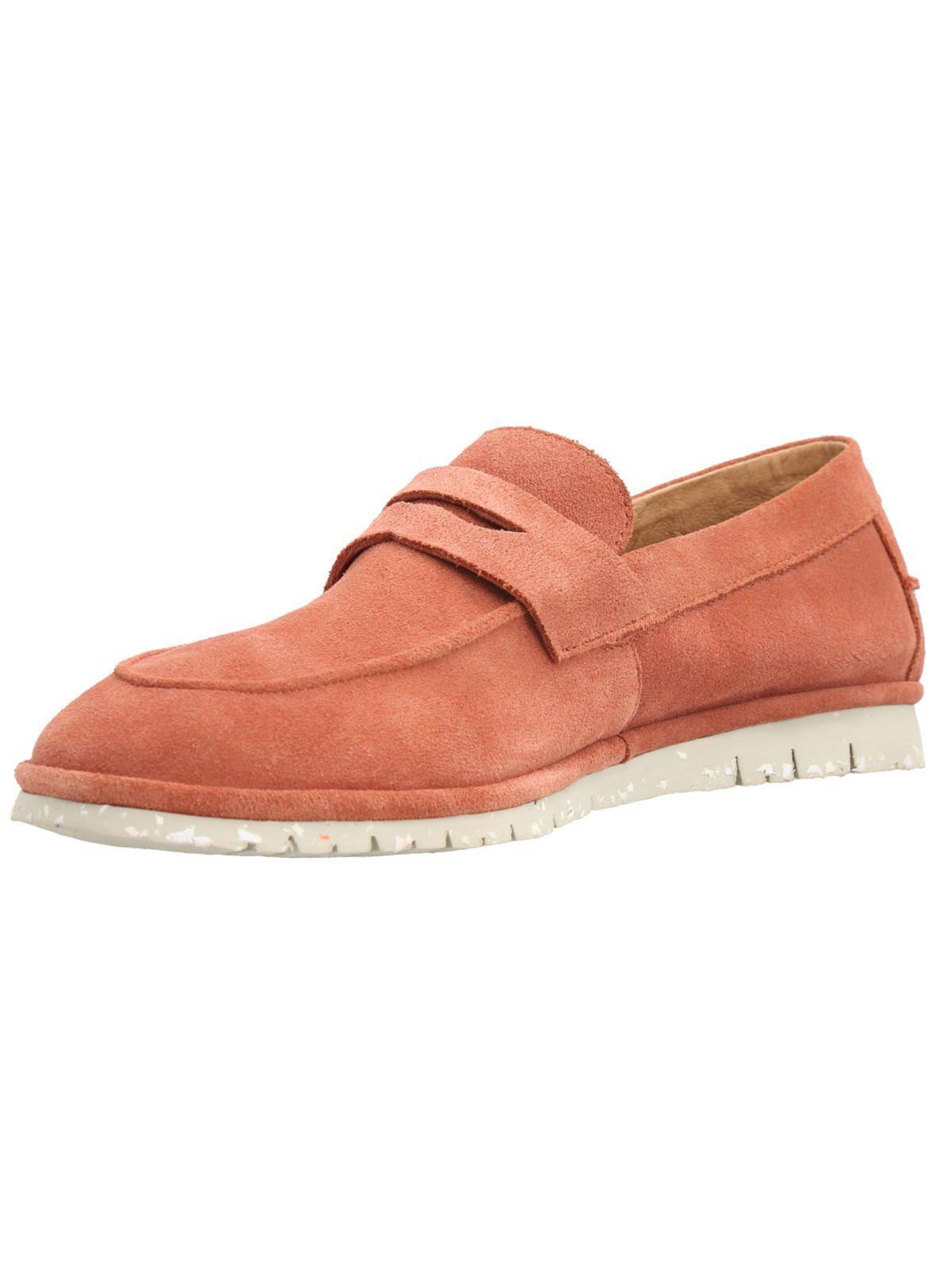 Mocasín Cuero Hombre Ninfo Rojo -3