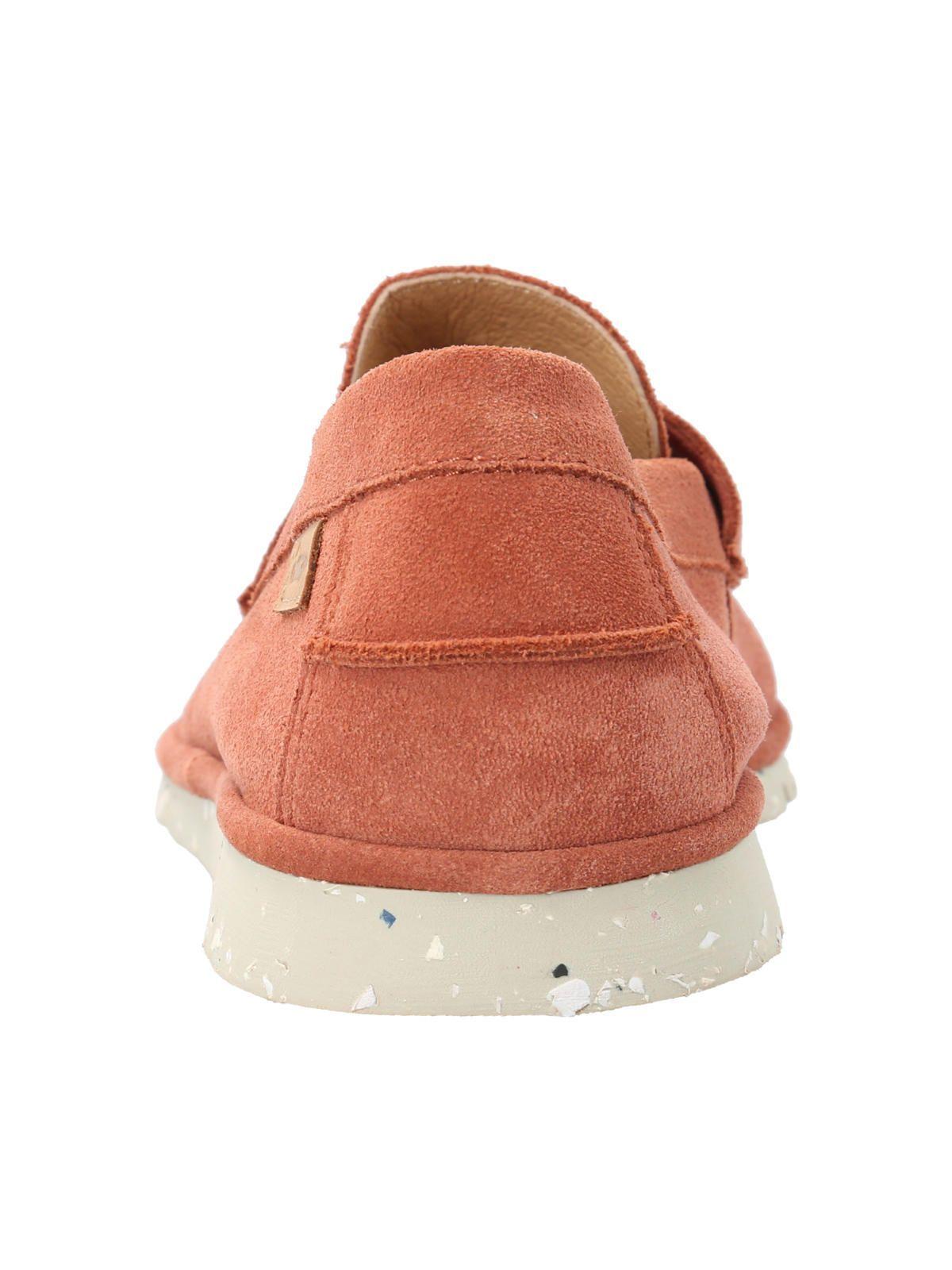 Mocasín Cuero Hombre Ninfo Rojo -5
