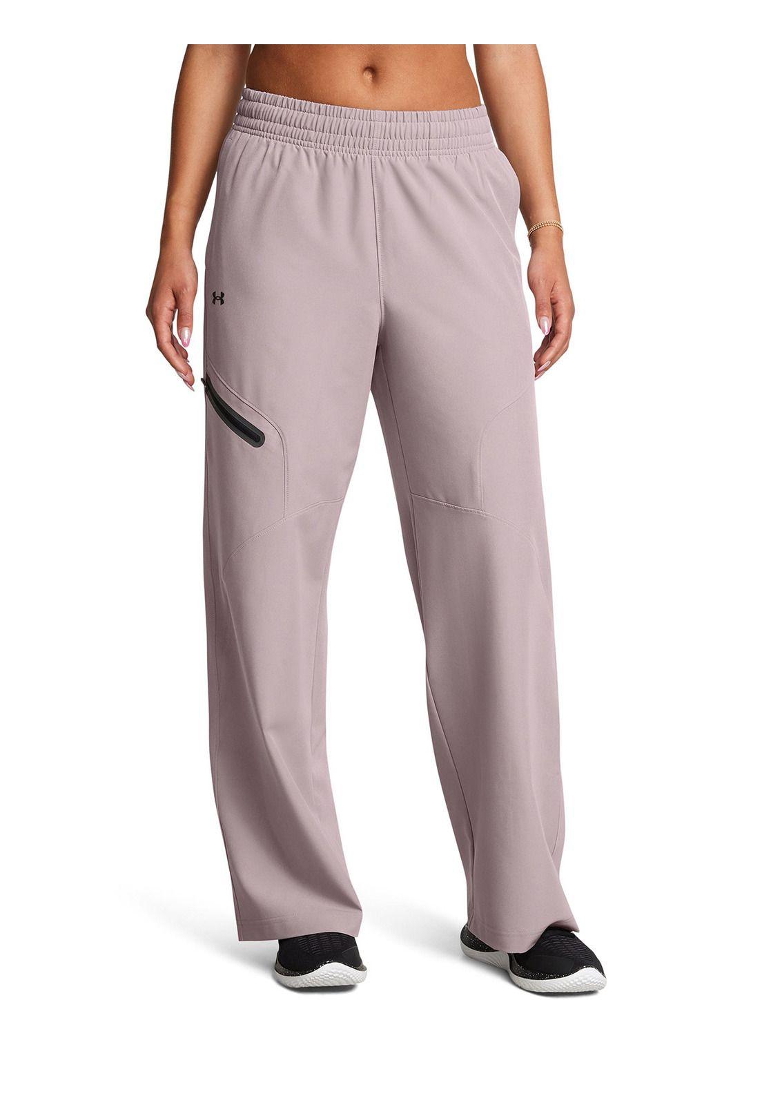 Pantalones UA Unstoppable para mujer Gris-3