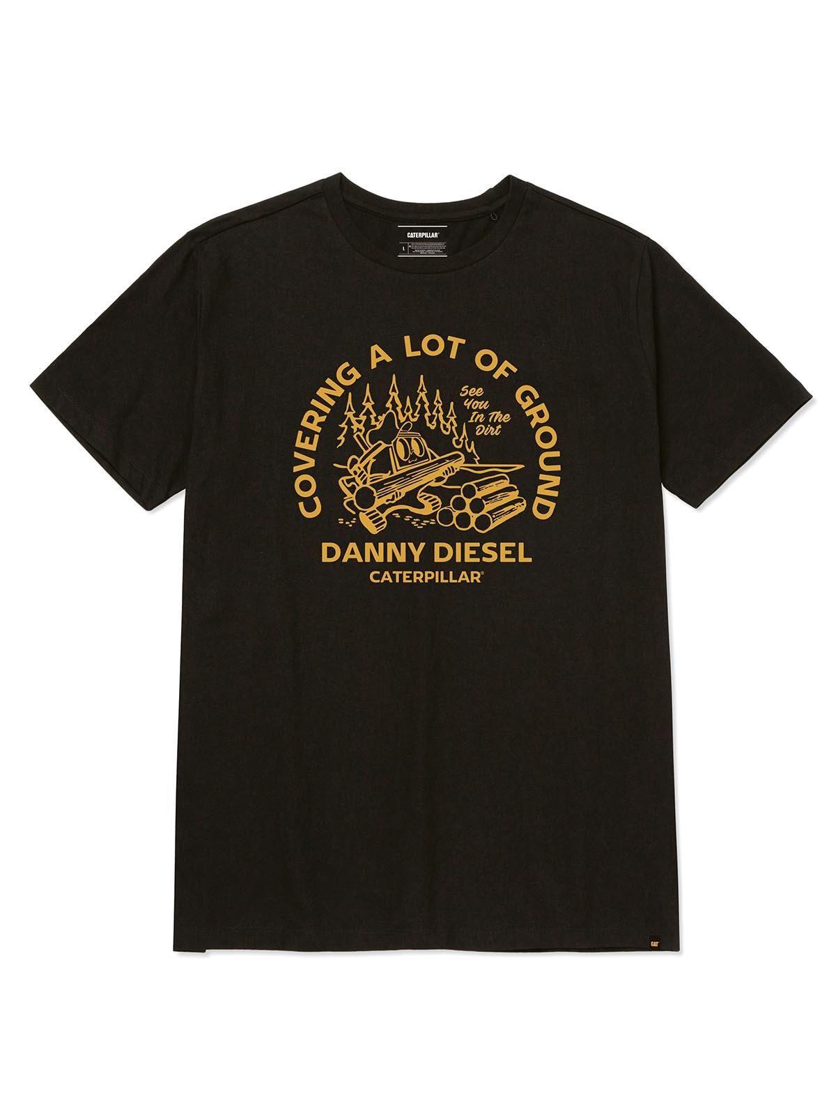 Polera Retro Danny Diesel 2 Hombre Negra Cat-0