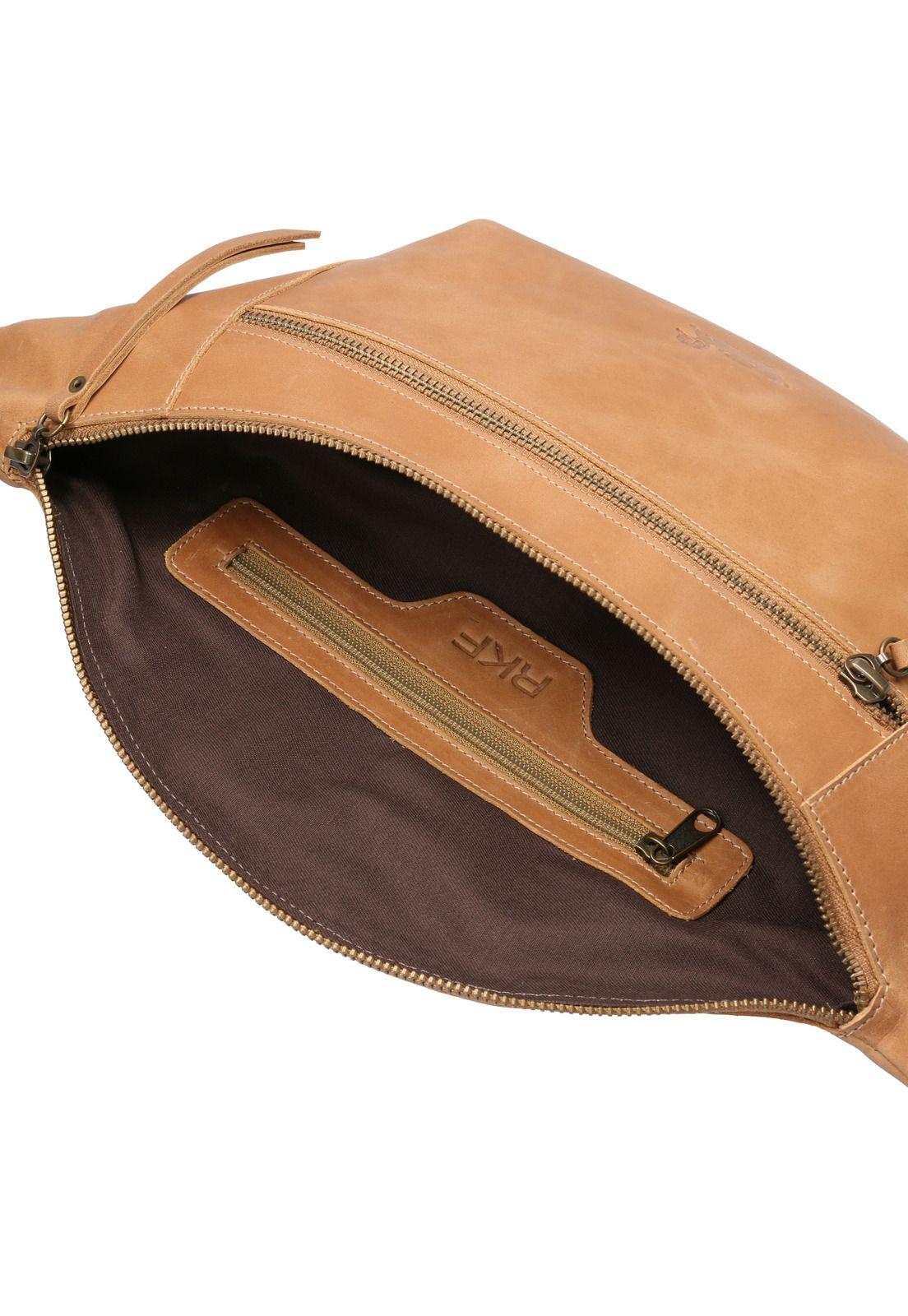 Banano Cuero Mujer Zadar Waist Café-4